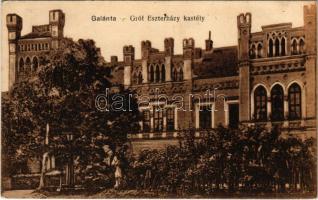 1918 Galánta, Gróf Eszterházy kastély. Vasúti levelezőlapárusítás 2427. / castle