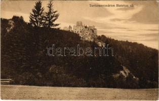1917 Blatnica vára (Turócszentmárton). Moskóczi Ferencné kiadása / Blatnicky hrad / castle (EK)