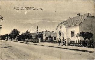 Szentantal, Svaty Anton; Fő utca / Hlavná ulica / main street (EK)