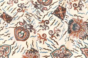 Gonca török selyem sál arany díszítéssel 108x108 cm