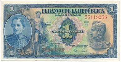 Kolumbia 1954. 1P HH 55419256 T:I- Colombia 1954. 1 Peso HH 55419256 C:AU Krause P#380g