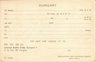 Herendi porcelán reklám (Artex). QSL rádióamatőr lap. Képzőművészeti Alap Kiadóvállalat / Hungarian ...