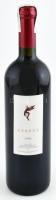 1998 Heimann Cervus,(kékfrankos, kadarka, merlot, kékoportó). Pincében, szakszerűen tárolt, bontatlan palack száraz vörösbor, 13%, 0,75 l. Második évjárat.