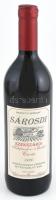 1996 Sárosdi Szekszárdi Kékfrankos-Merlot Cuvée. Pincében, szakszerűen tárolt, bontatlan palack száraz vörösbor, 12%, 0,75 l.