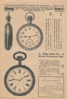 cca 1910 Longis Watch Parlophon Co. marikai órás, nagy óra- és ékszer raktára katalógus, 32p