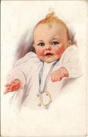 1927 Children art postcard. A.R. & Co. i. B. 1527-1. (EK)