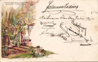 Franz Josef litho PS-card (Eb)
