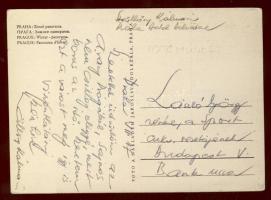 Szöllösy Kálmán fotóművész autográf képeslapja