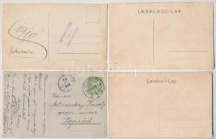 ~1910 Békéscsaba, Réthy Béla gyógyszerész és családja (Gyógyszertára a Sashoz címezve) - 7 db eredet...