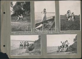 1929 Felvételek Balatonalmádiból, strand, hajózás, Margitszigetről, csónakkirándulás a Dunán, stb., ...