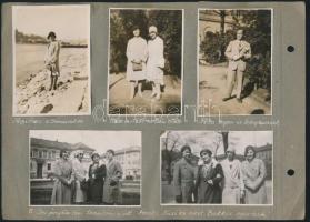 1929 Felvételek Balatonalmádiból, strand, hajózás, Margitszigetről, csónakkirándulás a Dunán, stb., ...