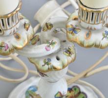 3 db Herendi, Viktória mintás lámpa, jelzett, korának megfelelő kopásokkal!!!!, m: 28-38cm