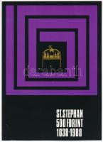 1988. St. Stephan 500 forint 1038-1988 prospektus, szép állapot.
