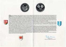 1988. "St. Stephan 500 forint 1038-1988" prospektus, szép állapot