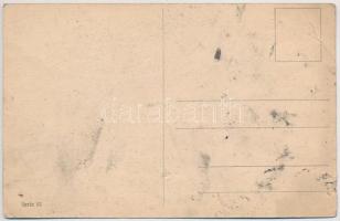 Berlin, Rykestrasse Synagogue interior. Judaica - Hermann Wolff 1907. / Berlini zsinagóga belső. Jud...