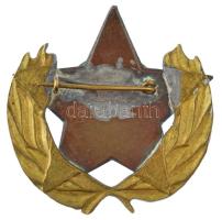 1953 "A Belkereskedelem Kiváló dolgozója II" bronz kitüntető jelvény (35mm) T:1- patina