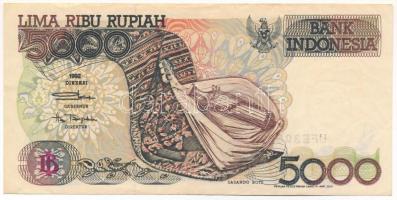 Indonézia 2001. 5000R T:III Indonesia 2001. 5000 Rupiah C:F Krause P#129