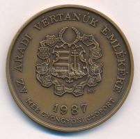 Bognár György (1944-) 1987. "MÉE Gyöngyösi Csoport - Aradi Vértanúk / Nagysándor József" k...