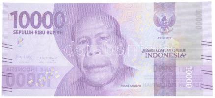 Indonézia 2016. 10.000R T:I- Indonesia 2016. 10.000 Rupiah C:AU Krause P#157