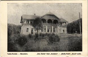 1940 Maroshévíz, Oláhtoplica, Toplita, Toplica; Bánffy-fürdő, Dezső szálló / spa and hotel (fa)