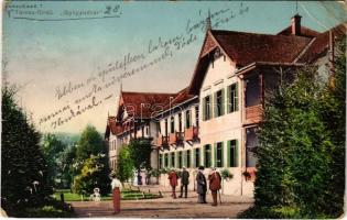 1915 Tarcsa, Tarcsafürdő, Bad Tatzmannsdorf; Gyógyudvar / spa, bath (b)