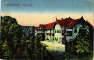 1920 Tarcsa, Tarcsafürdő, Bad Tatzmannsdorf; Gyógyudvar. Gustav Löwy & Testvére kiadása / spa, bath (EK)