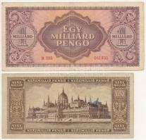 1945. 1.000.000P + 1945. 10.000.000P + 1946. 100.000.000P + 1946. 1.000.000.000P mind "Magyar É...