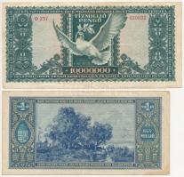 1945. 1.000.000P + 1945. 10.000.000P + 1946. 100.000.000P + 1946. 1.000.000.000P mind "Magyar É...