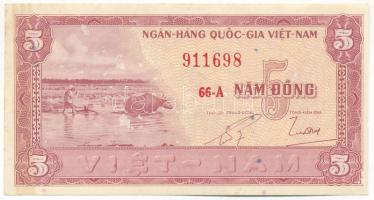 Vietnám / Dél-Vietnám 1955. 5D T:I- Vietnam / South Vietnam 1955. 5 Dong C:AU Krause P#13