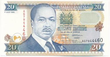 Kenya 1995. 20Sh T:I Kenya 1995. 20 Shillings C:UNC Krause P#32