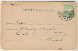 Losonc, Lucenec; látkép, zsinagóga. Kármán kiadása / general view with synagogue (b)