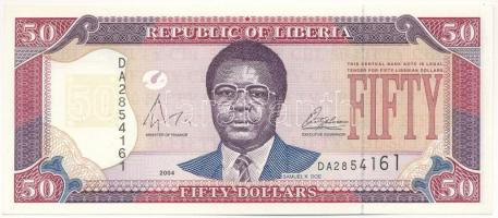 Libéria 2004. 50$ T:I- Liberia 2004. 50 Dollars C:AU Krause P#29