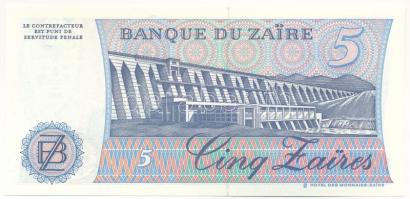 Kongói DK / Zaire 1985. 5Z T:I
DR Congo / Zaire 1985. 5 Zaires C:UNC
Krause P#26
