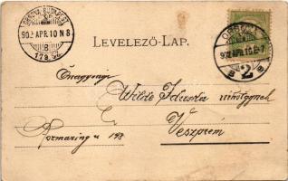 1902 Orsova, "Ad Orientem" Temesvár-Orsovai vasúti alagút. Raichl Sándor junior kiadása / ...