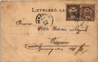 1902 Orsova, Román tánc. Raichl Sándor jun. / Romänischer Tanz / Romanian folk dance (EB)