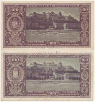 1945. 100P (2x) +1945. 1000P + 1945. 100.000P mind "Budapesti Éremgyűjtők Egyesületének harmadi...