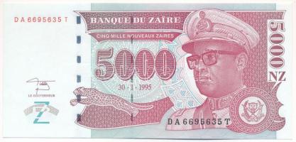 Kongói DK / Zaire 1995. 5000Z T:I DR Congo / Zaire 1995. 5000 Nouveaux Zaires C:UNC Krause P#69