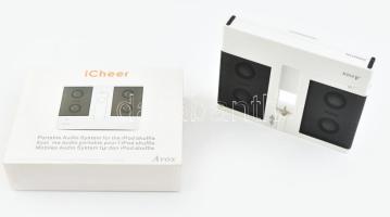 iCheer hordozható hangszóró iPod shuffle-hoz, újszerű állapotban, eredeti dobozában / Portable Audio System for the iPod shuffle