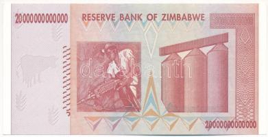 Zimbabwe 2008. 20.000.000.000.000$ T:I-
Zimbabwe 2008. 20.000.000.000.000 Dollars C:AU
Krause P#89