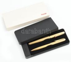 Rotring toll és ceruza készlet ritka aranyszínű fém, eredeti dobozában