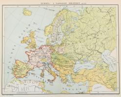 90 db kétoldalas vagy kihajtható térkép a Pallas Nagy Lexikonából (Románia, Pozsony, A cigányok elte...