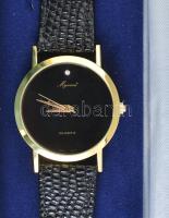 Myama női kvarc karóra eredeti dobozában d:30 mm új bőr szíjjal