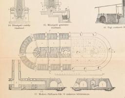 1921 Schlick-Nicholson Gép- Waggon- és Hajógyár öntöttvas géptábla 21x15 cm + 1909 a leégett Schlick...