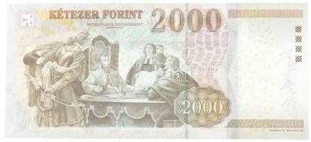 2010. 2000Ft "CA" a tervező, Vagyóczky Károly aláírásával T:I-