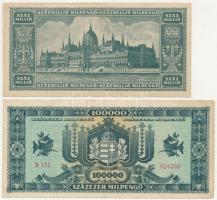 1946. 10.000MP + 1946. 100.000MP + 1946. 10.000.000MP + 1946. 100.000.000MP mind "Budapesti Ére...