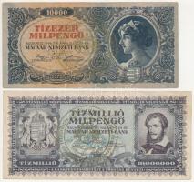 1946. 10.000MP + 1946. 100.000MP + 1946. 10.000.000MP + 1946. 100.000.000MP mind "Budapesti Ére...