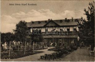 Kovácsfalva, Kovácová, Kúpele Kovácová; Hotel Slávia / Kovácsfalva fürdő, szálloda és vendéglő / spa, hotel, restaurant (EK)