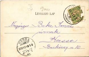 1905 Szántó, Santovka; Szántói savanyúvíz forrás, Pavilon a forrás felett. Divald Károly kiadása. Mi...