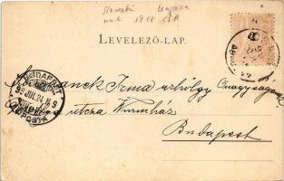 1899 (Vorläufer) Ránkfüred, Rank-Herlány, Ránkherlány, Rank Herlein, Herlany (Kassa, Kosice, Kaschau...