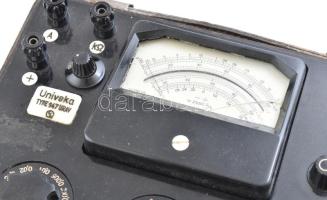 Univeka Typ. 147 urav, ohm mérő, jele:?. 1950-70 körül. 19x26x14cm